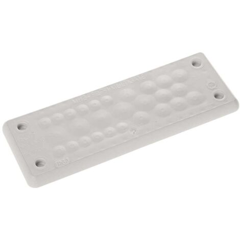 Trelleborg MH-24 F27-1 LIGHT GREY UL94 V-0 IP65  TPE  Screw Plaque traversante TPE gris 1 pc(s)
