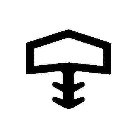 Trelleborg Zimmertürdichtung L 8001 schwarz