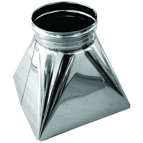 trémie conduit de cadre x dn moyen 80 conduit de fumée 316 en acier inoxydable INOX