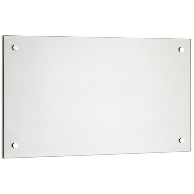 Trempé transparent cuisine mur arrière rétroviseur carrelage miroir de protection murale tuile de cuisine verre transparent - 70x50CM