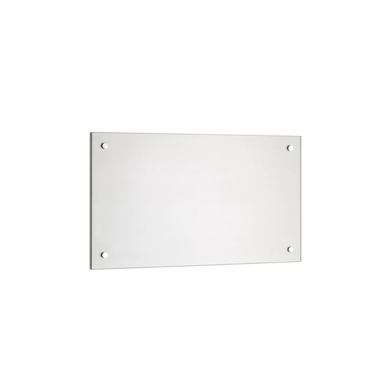 Mucola - trempé transparent cuisine mur arrière rétroviseur carrelage miroir de protection murale tuile de cuisine verre transparent - 80x55CM