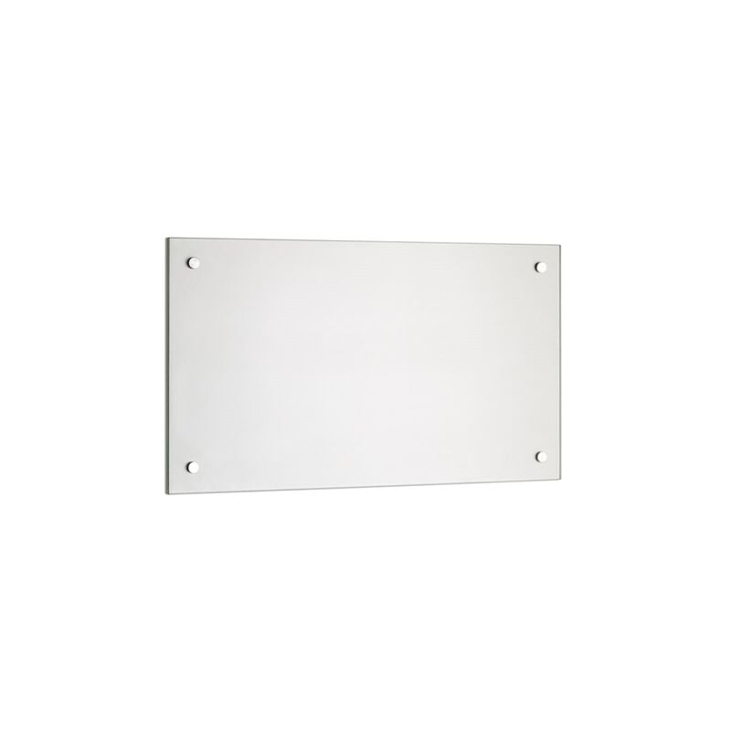Trempé transparent cuisine mur arrière rétroviseur carrelage miroir de protection murale tuile de cuisine verre transparent - 90x60CM