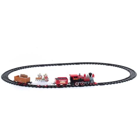 Tren eléctrico de Navidad animado de 16 piezas que funciona con pilas - Feeric lights & christmas
