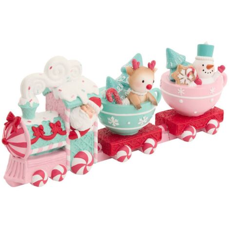 TREN RESINA ROSA 37,5CM - Atmosphera créateur d'intérieur