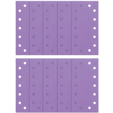 Trend 1/2 Foglio abrasivo (115 x 230 mm) in ossido di alluminio, 240 grana, AB/HLF/240A, Confezione da 10