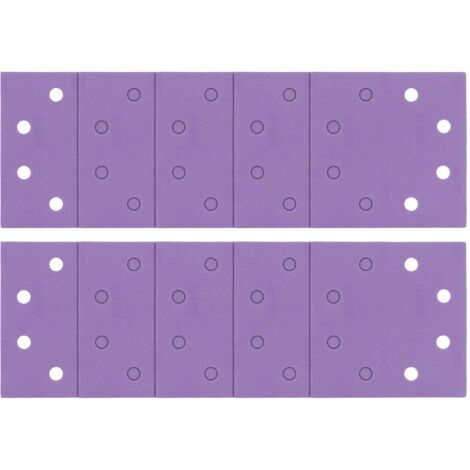 Trend 1/4 Foglio abrasivo (114 x 110 mm) in ossido di alluminio, 180 grana, AB/QTR/180A, Confezione da 10