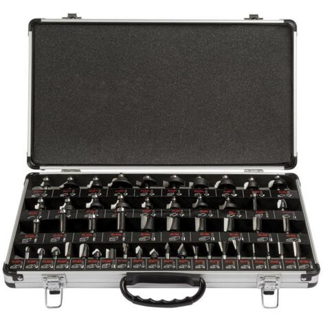 Trend 1/4in TCT Router Bit Starter Set, 50 Piece TRESET50PC14