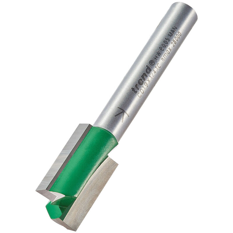 Trend - C019 x 1/4 tct Two Flute Cutter 12.0 x 19.1mm TREC01914TC