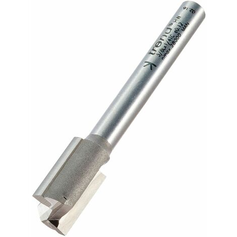 Trend 3/8LX1/4TC 3/8L x 1/4 TCT Two Flute Hinge Jig Router Cutter 12.0 x 19mm