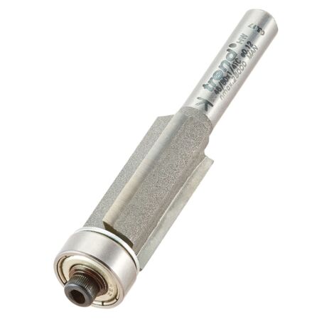 Trend 46/80 x 1/4 TCT 90° Bearing Guided Triple Flute Cutter 12.7 x 25.4mm TRE468014TC