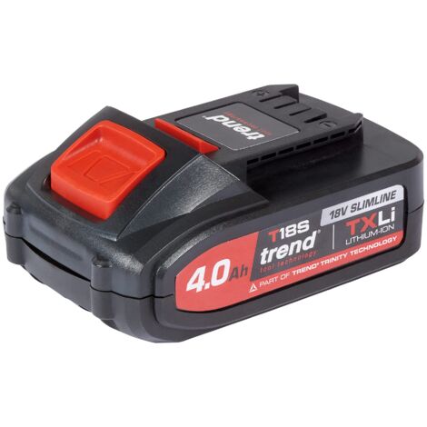 Trend Batteria 18 V 4 Ah TXLI, adatta alla gamma cordless T18S, T18S/BA4AM