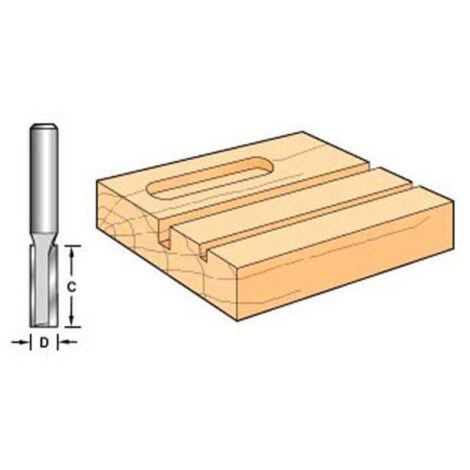 Trend C002X1/4TC C002 x 1/4 TCT Two Flute 4.0mm