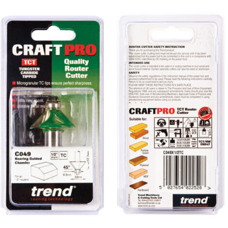 TREND C049X1/2 SELF GUIDED CHAMFER 45Á 12.7MM