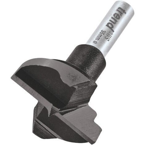 Trend Cerniera professionale in acciaio al carbonio da 35 mm, lunghezza 54 mm, perfetta per cerniere da cucina in stile europeo, T420/35 x 8 MMWS