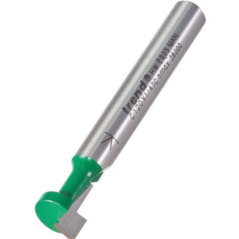 Trend Craft Pro - Fresa per scanalature e scanalature, C120X1/4TC