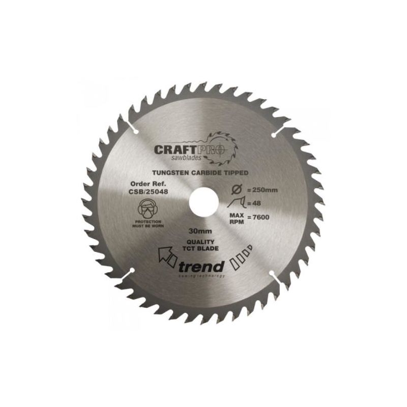 Trend - craft saw blade 250 x 48T x 30