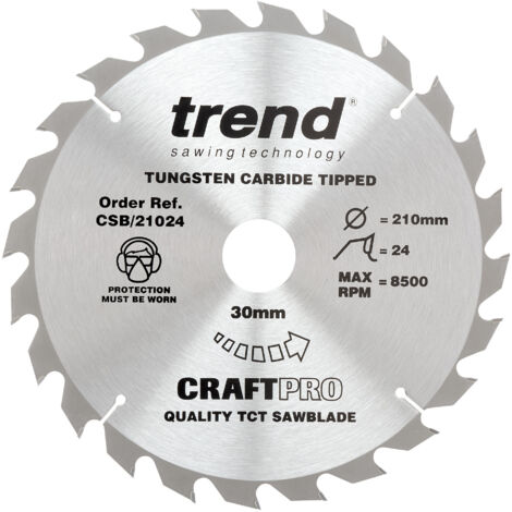 TREND CRAFT SAW BLADE 210 X 24T X 30