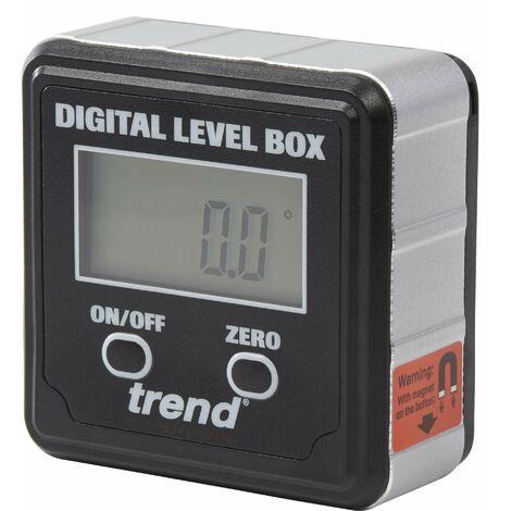 TREND Digital Level Box, Mirino angolare magnetico, Base magnetica per uso a mani libere, DLB