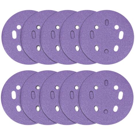 Trend Dischi abrasivi Zirconium 125mm Random Orbit 40 grana, AB/125/40Z, Confezione da 10