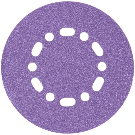 Trend Dischi abrasivi Zirconium 150 mm Random Orbit 80 grana, AB/150/80Z/B, Confezione da 50