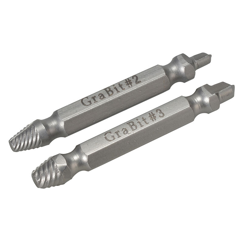 GRAB/SE1/SET x2 Grabit Screw Removers Rounded Screw Broken Bolt Extractor - Trend