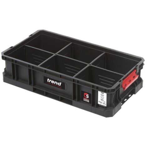 Trend Modular Storage Compact Tote with Divider 100mm