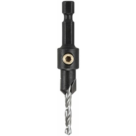 Trend Snappy - Svasatore TCT da 9,5 mm con trapano HSS regolabile da 4 mm, accessorio per cambio rapido, SNAP/CS/4 MMTC