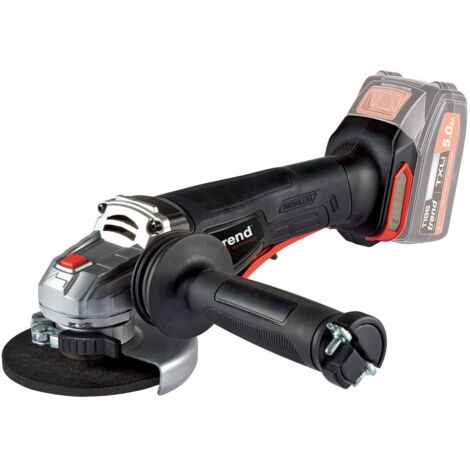 Trend T18S/AG115B T18S 18V Brushless 115mm Angle Grinder Professional 4.5"" Bare