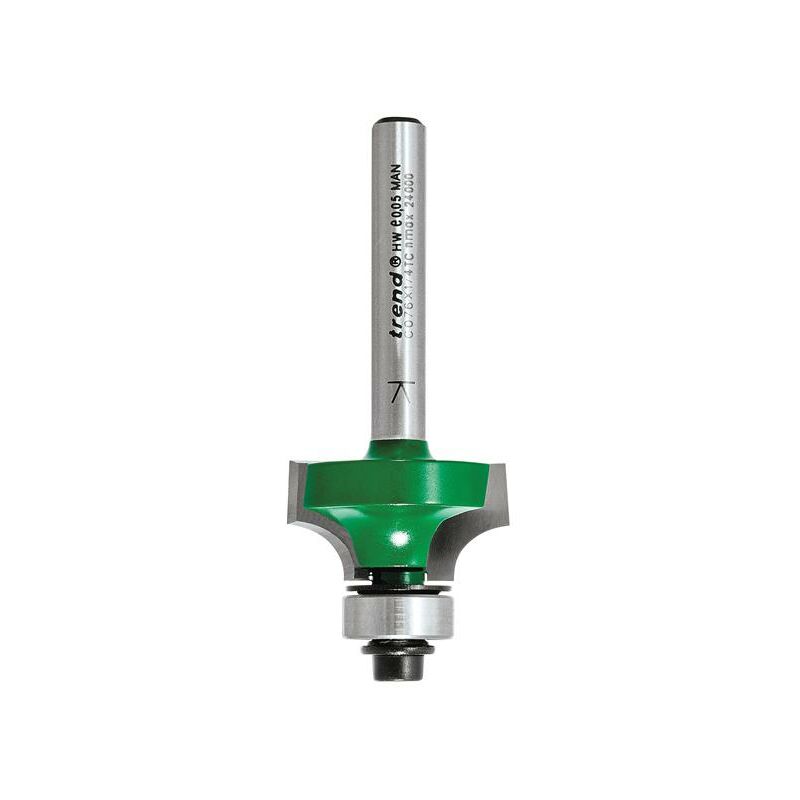 Trend - C076 x 1/4 tct Bearing Guided Ovolo & Round Over 6.3mm Radius TREC07614TC