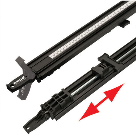 Trend VJS/CG/24 Straight Cut Clamp Guide 24in Varijig Router Cutting Guide 61cm