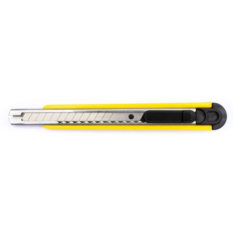 TrendLine Abbrechmesser 9 mm mit Metallschiene Teppichmesser Cuttermesser