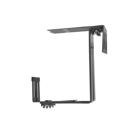 TrendLine Blumenkastenhalter 2-fach verstellbar Balkonkastenhalter Anthrazit