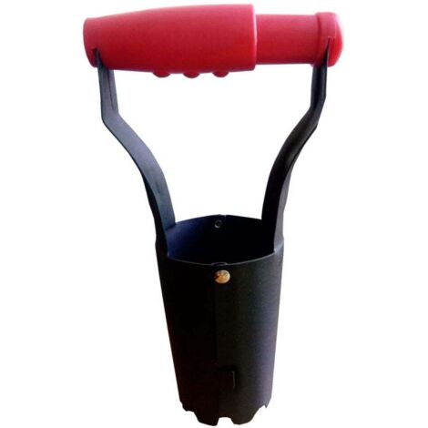 TrendLine Blumenzwiebel Pflanzer rot / schwarz Stahl Containerpflanzen
