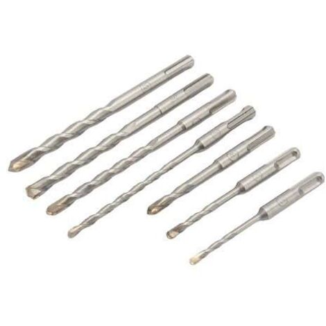 TrendLine Bohrer-Set SDS-Plus für Beton & Stein 7-teilig Betonbohrer