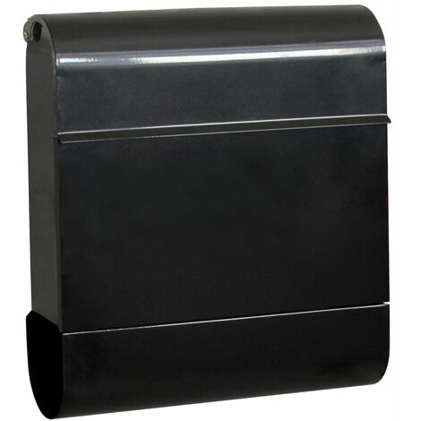 TrendLine Briefkasten Gong Zeitungsbox anthrazit 410x372x112mm Einzelbriefkasten