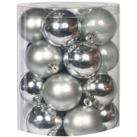 TrendLine Christbaumkugeln 16 Stk Ø 4 cm Weihnachtskugeln Weihnachtsbaumkugeln