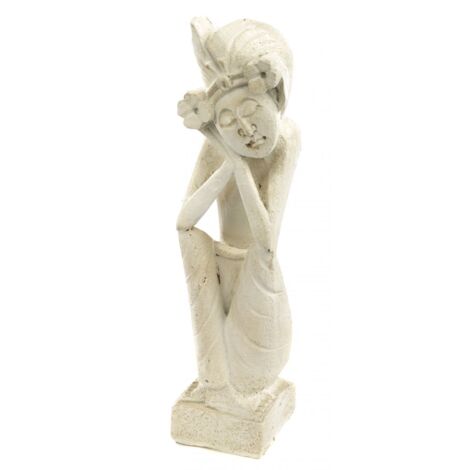 TrendLine Deko Figur Hawaii 24 cm creme Deko-Accessoires