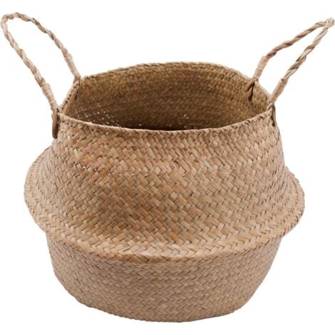 TrendLine Deko Korb Ø 38 x 32 cm natur Blumentöpfe & Vasen