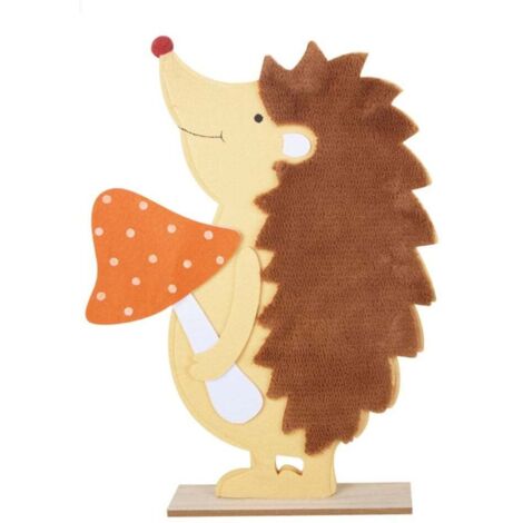 TrendLine Dekofigur Igel aus Filz 39 x 27 cm Skulptur