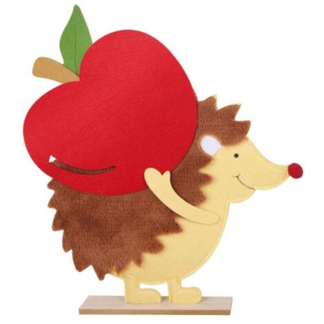 TrendLine Dekofigur Igel aus Filz 47,5 x 40 cm Figur