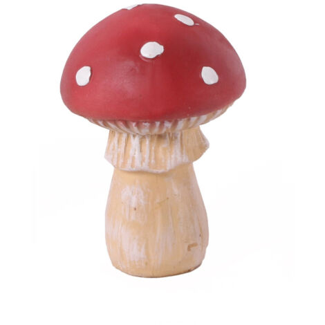 TrendLine Dekofigur Pilz 14 x 10 cm rot weiß Dekoartikel