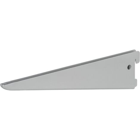 TrendLine Doppellochträger 2-reihig grau 27 x 7 cm Regalträger
