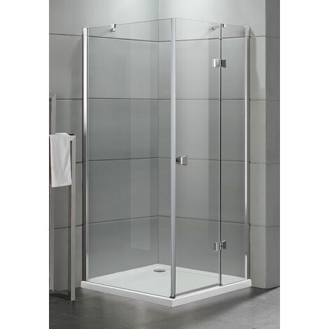 TrendLine Duschkabine Eckeinstieg  Easy 6 Open rechts 90x90cm Drehtür Eckdusche