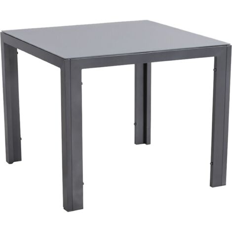 TrendLine Esstisch Pero 80 x 80 cm Gartentisch Aluminium Balkontisch Tisch