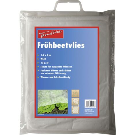 TrendLine Frühbeetvlies Gartenvlies Vlies weiß wasser- und lichtdurchlässig