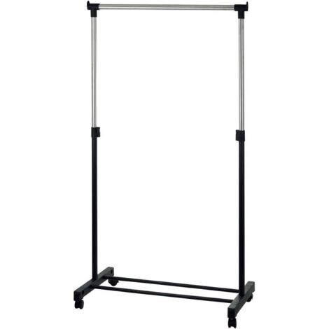 TrendLine Garderobenständer mit Rollen 87 x 43 x 95 cm Garderobenständer