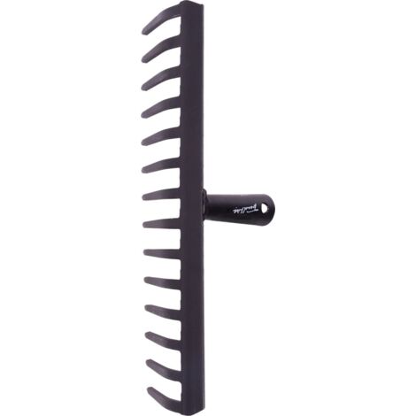 TrendLine Gartenrechen 14 Zinken Laubrechen Laubbesen Stahl Rasenrechen