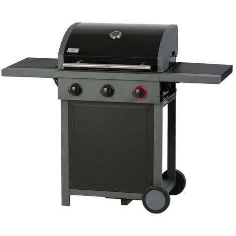 TrendLine Gasgrill Brooklyn 3 Brenner Gasgrill Grillwagen Grill Grillrost