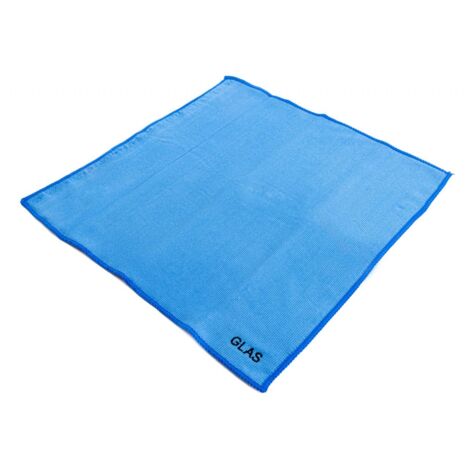 TrendLine Glastuch ca. 40 x 40 cm blau Putztuch Fenstertuch
