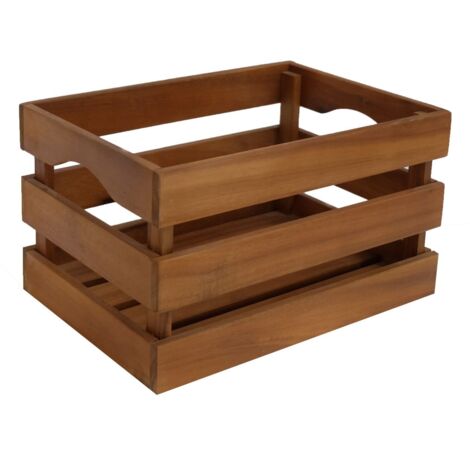 TrendLine Holzbox natur 39 x 29 x 21 cm (L x B ) Boxen